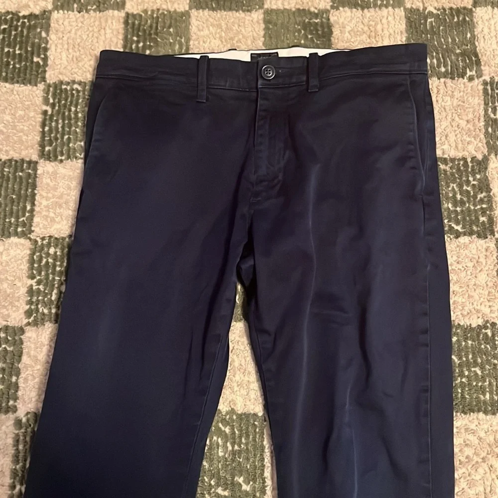 J. Crew stretch navy chino pants